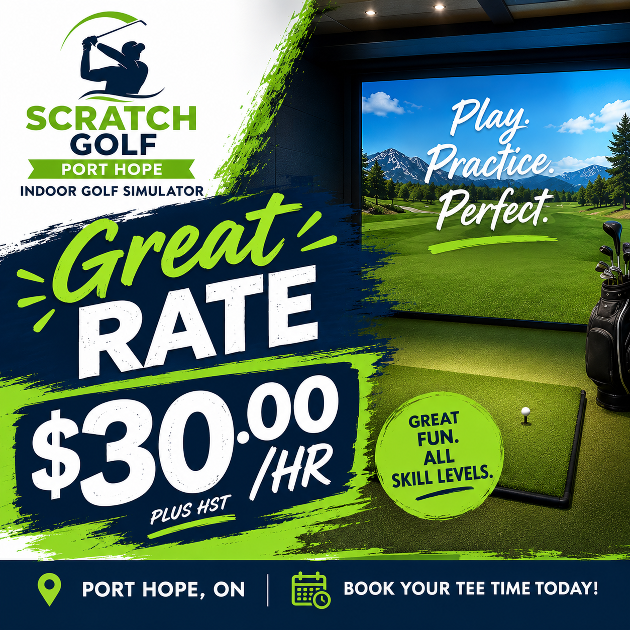 $30 per hour + HST